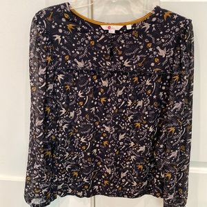 Black casual top by Boden
